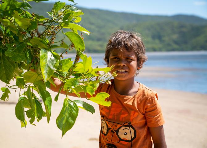 Photo: child at the beach