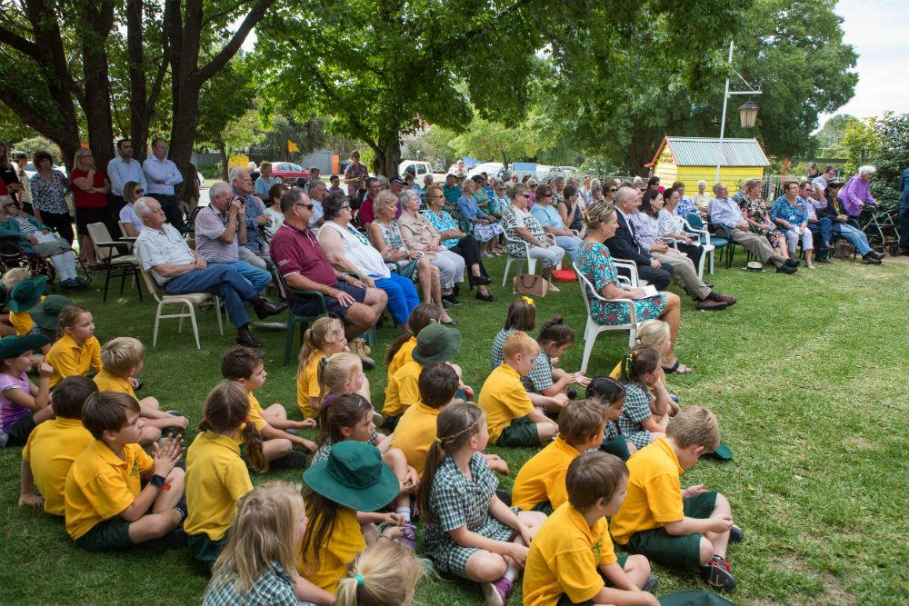 Students from Berrigan Primary School and St Columba’s Primary School attend the celebration