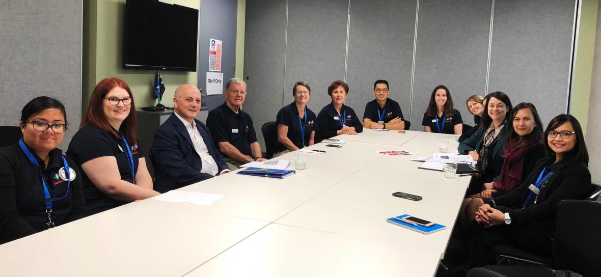 Tim Kelsey and Meredith Makeham at Nepean Blue Mountains PHN